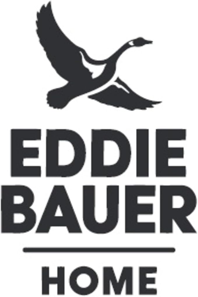 Eddie Bauer- Twin XL Sheet Set, Cotton Flannel Bedding Set, Brushed for Extra Softness, Cozy Home Décor (Bear Mountain Grey, Twin XL)