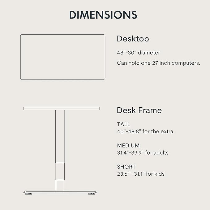 FLEXISPOT E6 MAX Dual Motor 3-Stage 48x30 Inch Heavy Duty Standing Desk, 330lbs Weight Capacity, Height Adjustable Desk w/Cable Management & Wheels (Seamless Black Desktop + Black Frame)