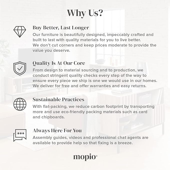 mopio Brooklyn 62.4" Headboard Only, Wood Headboard, Modern Farmhouse, Boho, Wall Mount, Fluted Panel, Wingback Design (Golden Oak, Queen)