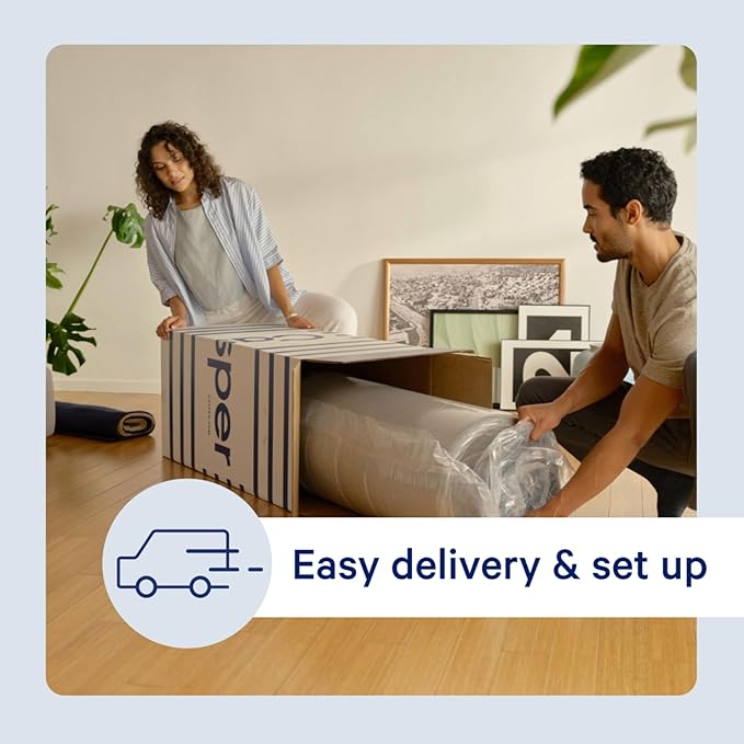 Casper Sleep Original Foam Twin XL Mattress – Medium Firm Feel with Zoned Support – Motion Isolation – Breathable, Cooling Memory Foam – 100-Night Trial – CertiPUR-US