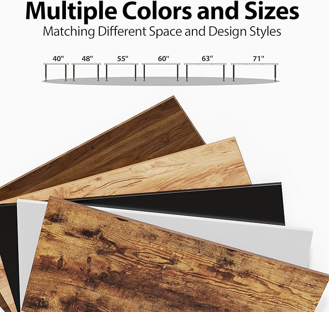 Agilestic Electric Standing Desk, 63 x 24 Inches Height Adjustable Desk, Sit Stand up Desk for Work Office Home, Ergonomic Rising Computer Table with Memory Preset, Dark Walnut