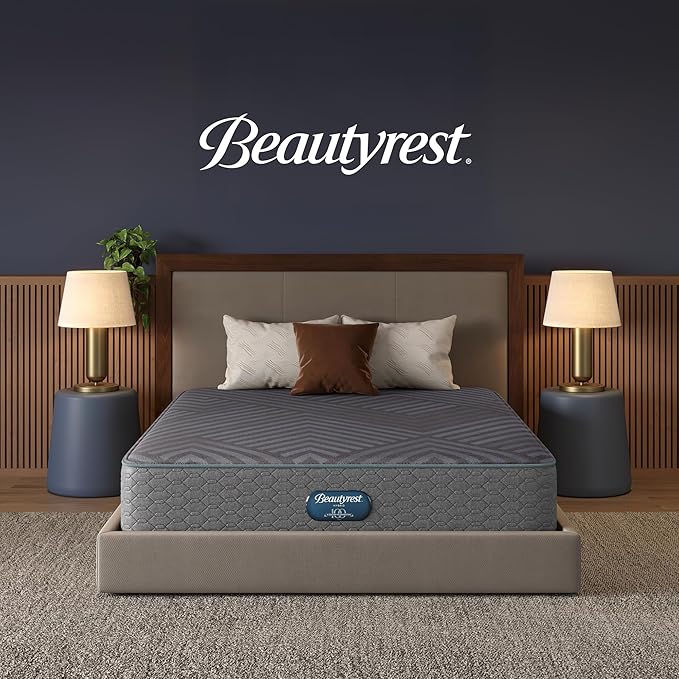 Beautyrest Days End Medium Firm 12" Hybrid Mattress - Cal King - Cooling Tech, Supportive Durable Pocketed Coils, Pressure Relief, Motion Separation; 100 Night Sleep Trial and 10 Year Warranty