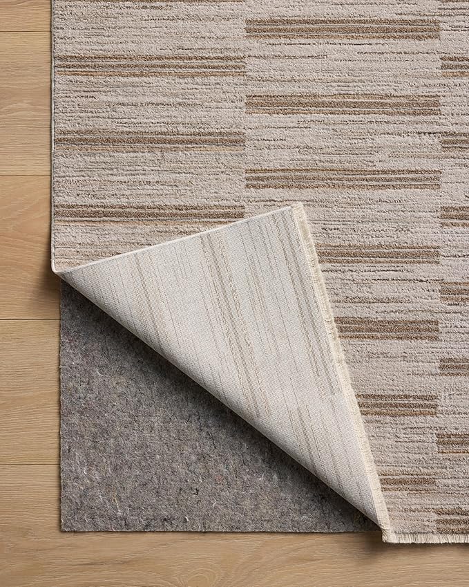 Loloi Amber Lewis Cali Collection CIL-04 Ivory/Tobacco 3'-6" x 5'-6", .25" Pile Height, Accent Rug