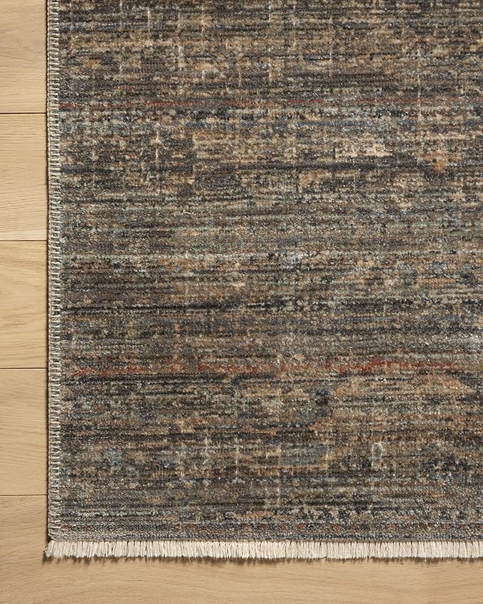 Loloi Amber Lewis Molly Collection MOL-05 Lagoon/Natural 2'-7" x 7'-9" Low Pile Runner Rug
