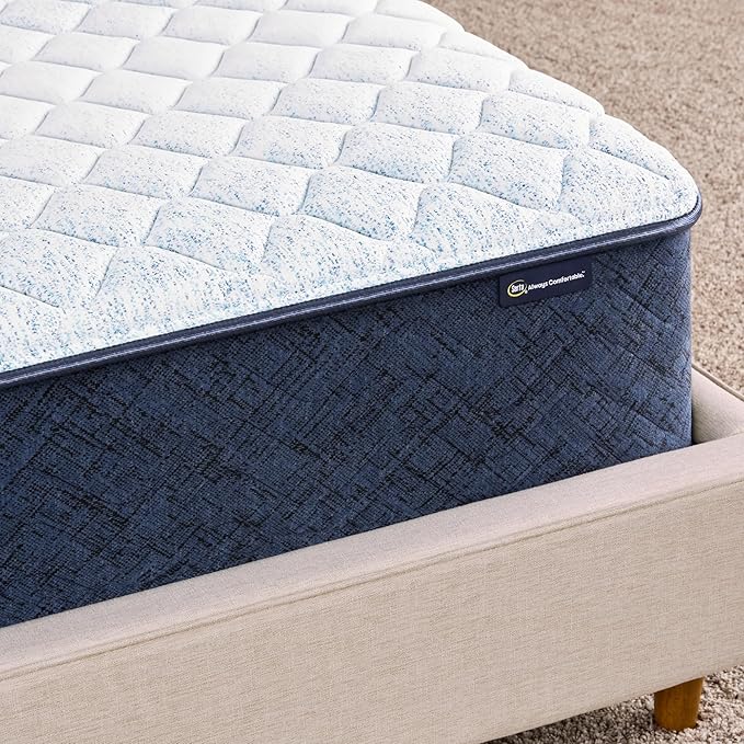 Serta Sleeptrue Medium 12" King Hybrid Mattress in a Box, Cooling, Breathable, and Pressure Relieving - 100 Night Trial, CertiPUR-US Certified and 10 Year Limited Warranty