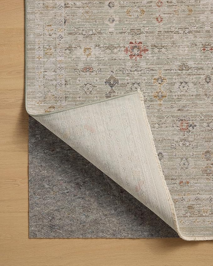 Loloi Chris Loves Julia Ida Collection IDA-04 Spa/Multi 7'-10" x 10', .19" Pile Height, Area Rug