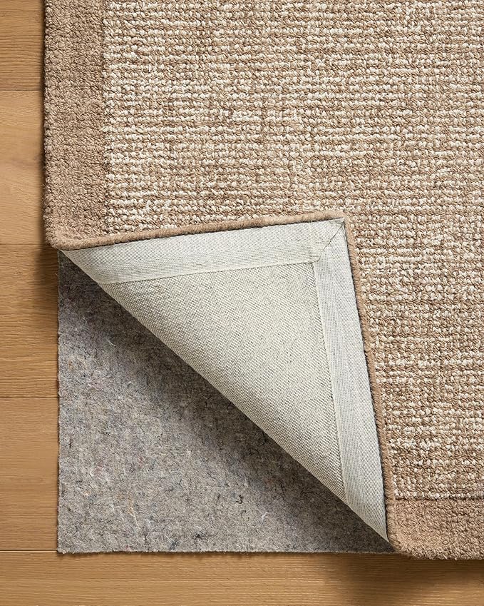 Loloi Magnolia Home by Joanna Gaines Henley Collection HNY-01 Ivory/Brown 5'-0" x 7'-6" Area Rug