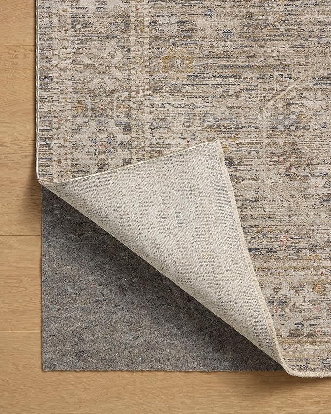 Loloi Chris Loves Julia Ida Collection IDA-01 Taupe/Multi 2'-3" x 3'-10", .19" Pile Height, Accent Rug