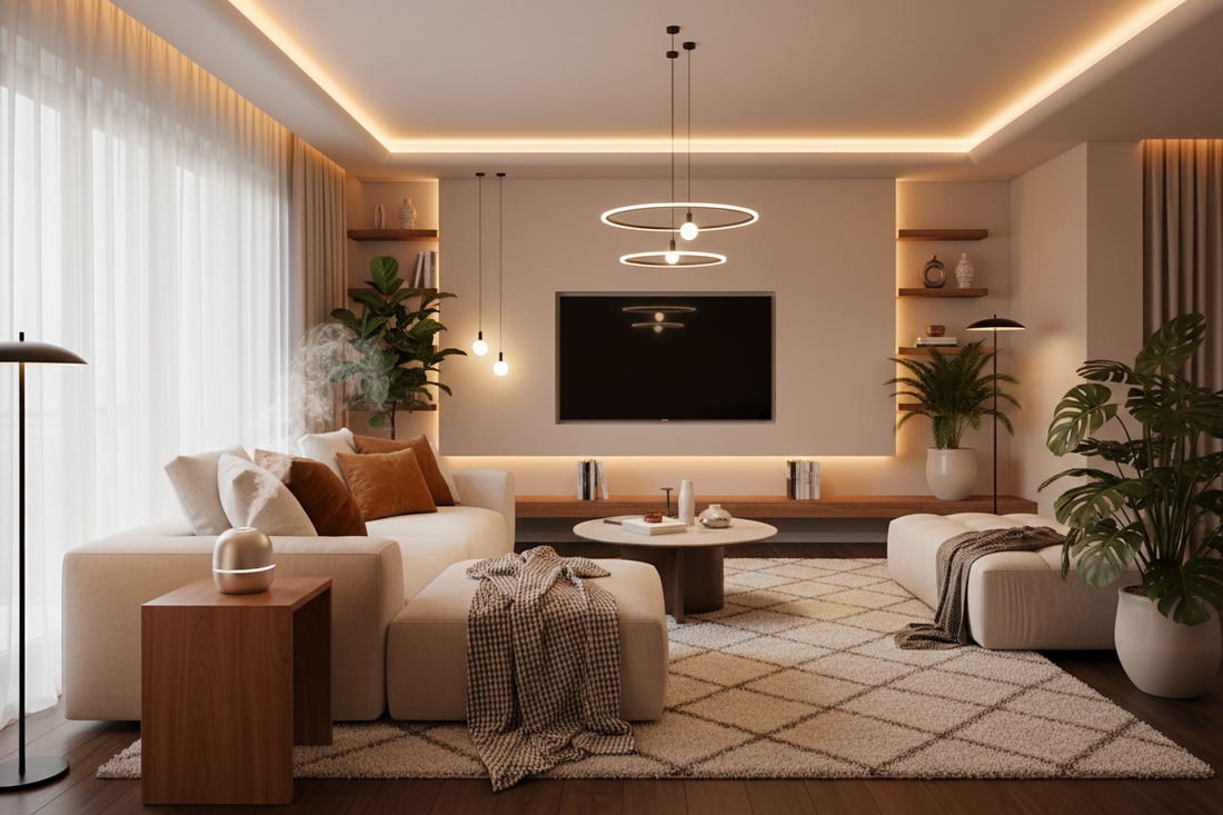 Sensory Design: Elevating Cozy with Smart Lighting & Automated Fragrance