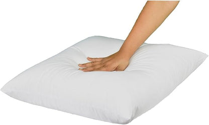 MoonRest® Synthetic Down Alternative 13x21 Lumbar Pillow Insert Form, for Decorative Throw Pillow, Sofa, Cushions, Body and Bed - Pack of 2- Size 13 x 21”