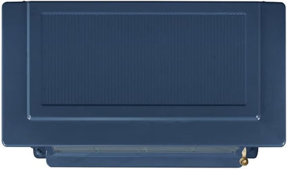 duraflame Freestanding Electric Fireplace Stove Heater with 3D Flame Effect for 1,000 Sq. Ft. Room, Navy