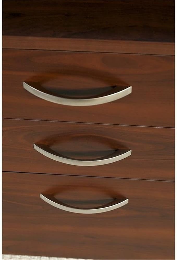 Bush Business Furniture Series C 72W L Shaped Desk with 48W Return and Mobile File Cabinet in Hansen Cherry