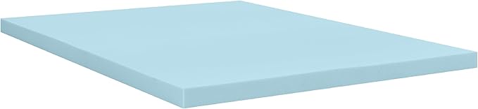 Sealy Dreamlife 3” Gel Memory Foam Twin Mattress Topper with SealyComfort Gel Foam, 1 Year Limited Warranty, Made in The USA