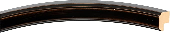 OVALCREST Oval Beveled Wall Mirror for Home Decor - Toronto Style - Rubbed Bronze - 18" x 14"
