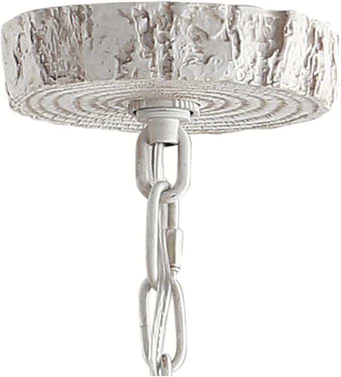 JONATHAN Y JYL6300B Eldora 30" Adjustable Resin Antler 5-Light LED Chandelier, Glam, Rustic,Cottage,Transitional, Dimmable Dining Room, Living Room, Kitchen, Foyer, Bedroom, White