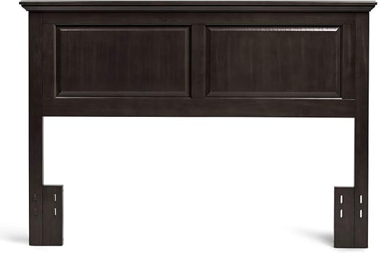 Glenwillow Home Arcadia Panel Headboard in Espresso - Full/Queen - Full/Queen Size