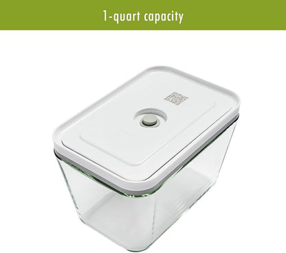ZWILLING Fresh & Save Glass Airtight Food Storage Container, Meal Prep Container - Medium