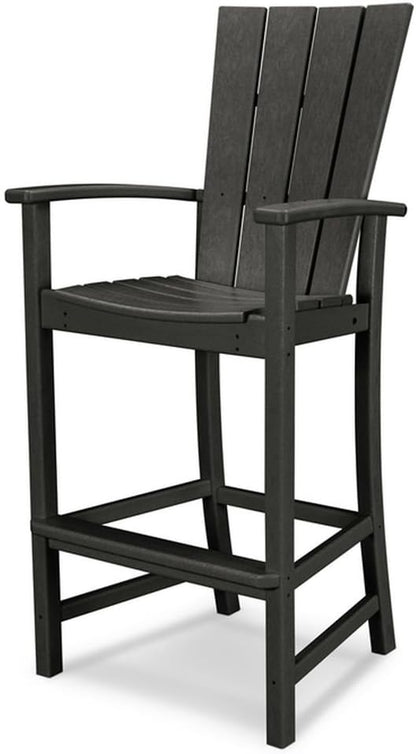 POLYWOOD® Quattro Bar Chair, Black
