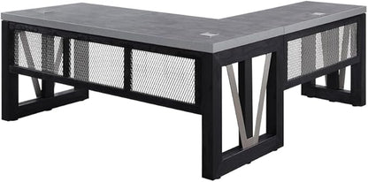 nbf signature series District Reversible L Shaped Desk with Height Adjustable Electric Standing Desk Ergonomic Office Desk Corner Desk Perfect for PC Setup