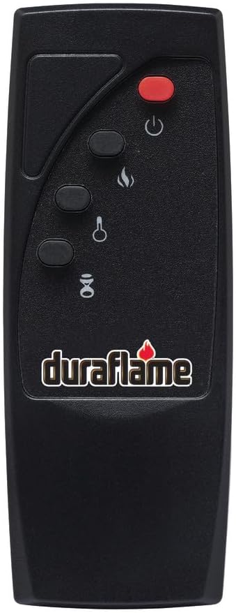 duraflame Freestanding Electric Fireplace Stove Heater with 3D Flame Effect for 1,000 Sq. Ft. Room, French Gray