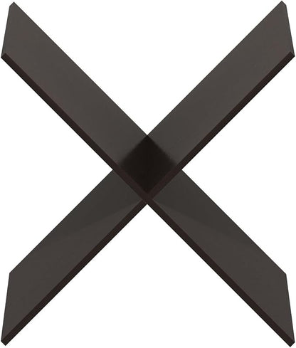 Furinno Cubicle Cube Insert, X-Shelf Cube Organizer, Fits into Extra Thick Cubes, for Organizers and Storage, Dark Oak (Does not fit IKEA Kallax Shelving)