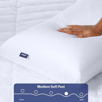 Casper Original Pillow for Sleeping, Standard, White, Two Pack