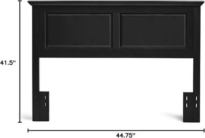 Mantua Arcadia Wood Headboard (Twin, Ebony)