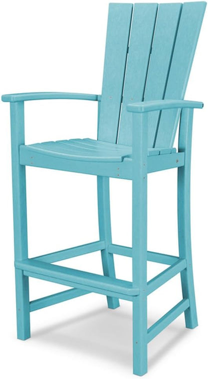 POLYWOOD® Quattro Adirondack Bar Chair in Aruba