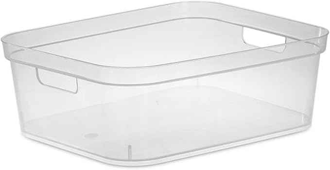 Sterilite BIN Storage Clear Short 13248608