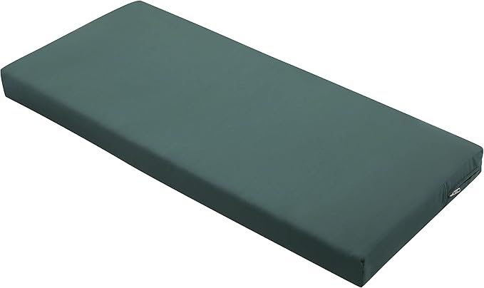 Classic Accessories Ravenna Water-Resistant 48 x 18 x 3 Inch Outdoor Bench/Settee Cushion, Patio Furniture Swing Cushion, Mallard Green