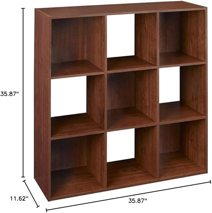 ClosetMaid 4105 Cubeicals Organizer, 9-Cube, Dark Cherry