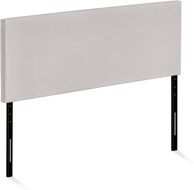 FURINNO Roanne Plain Headboard, Queen, Fog