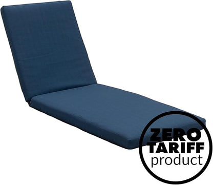 Tommy Bahama Chaise Cushion, 26" X 77" X 2.5", Bamboo Bay Cobalt