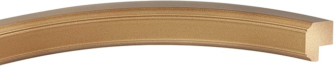 OVALCREST Oval Beveled Wall Mirror for Home Decor - Toronto Style - Desert Gold - 26" x 20"