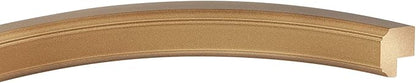 OVALCREST Oval Beveled Wall Mirror for Home Decor - Toronto Style - Desert Gold - 26" x 20"