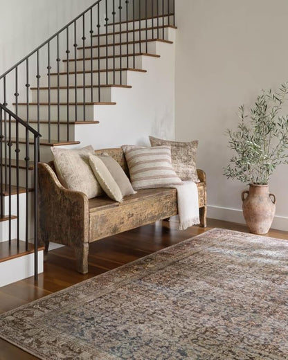 Loloi Amber Lewis Georgie Collection GER-09 Multi/Spice 5'-0" x 7'-6", .19" Pile Height, Area Rug