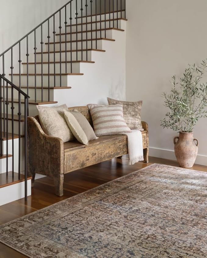 Loloi Amber Lewis Georgie Collection GER-09 Multi/Spice 10'-0" x 14'-0", .19" Pile Height, Area Rug