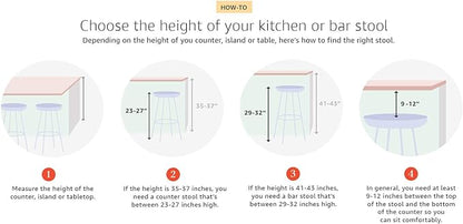 SIMPLIHOME Randolph Counter Stools (Set of 2) - 28 Inch Seat Height Upholstered Bentwood Kitchen Seats in Charcoal Grey Black Linen Look Fabric, Mid Century Seating with Curved Backrest and Footrest