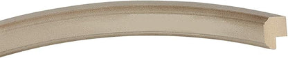 OVALCREST Oval Beveled Wall Mirror for Home Decor - Toronto Style - Taupe - 26" x 20"