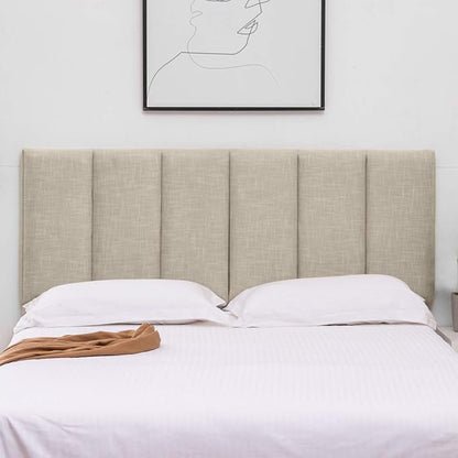 HAOBO Home Upholstered Headboards Foldable Queen/Full Linen Panels with Height Adjustments