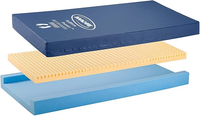 Invacare IPM1084 Softform Premier Hospital Bed Mattress, 36" Width, 84" Length