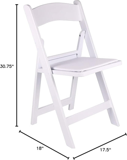 BTEXPERT 50 Pack Resin Folding Chair Vinyl Padded Seat 1000lb Weight Capacity Indoor Outdoor Lightweight Set for Home Event Party Picnic Kitchen Dining Church School Weddings