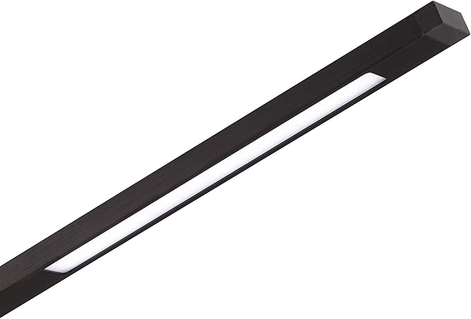 Possini Euro Design Barrett Modern Minimalist Task Floor Lamp LED Standing Base Adjustable 53" Tall Anodized Black Metal Touch On Off Decor for Living Room Reading House Bedroom Home