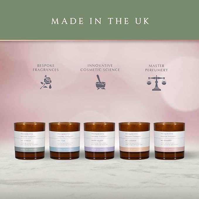 Pecksniff's Amber Deep-Sleep Aroma Therapy Candle | 1 Wick, 184g/6.49oz