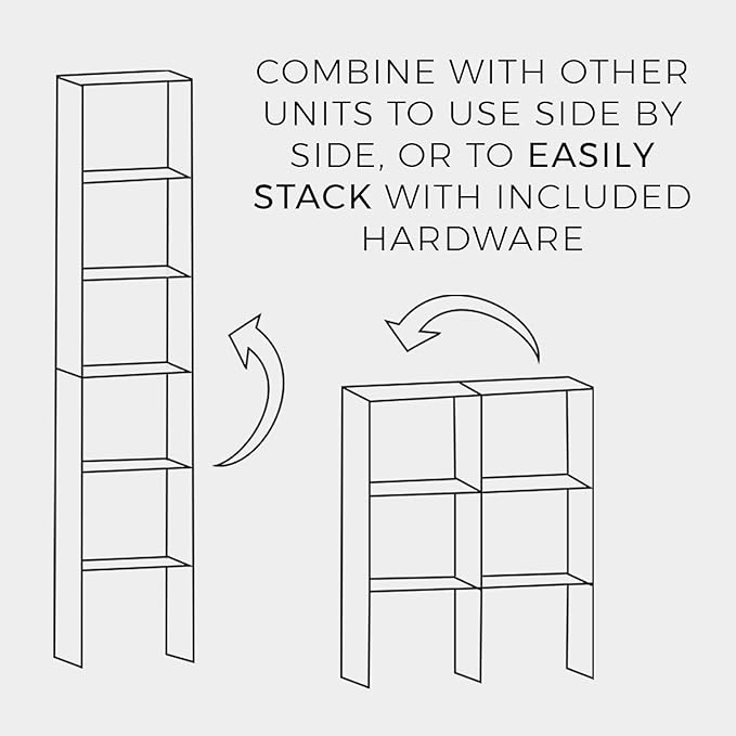 ClosetMaid 8953 Stackable 31-inch Vertical Organizer, White