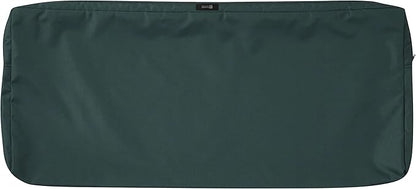 Classic Accessories Ravenna Water-Resistant 48 x 18 x 3 Inch Outdoor Bench/Settee Cushion, Patio Furniture Swing Cushion, Mallard Green