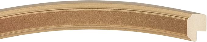 OVALCREST Oval Beveled Wall Mirror for Home Decor - Toronto Style - Gold Spray - 26" x 20"