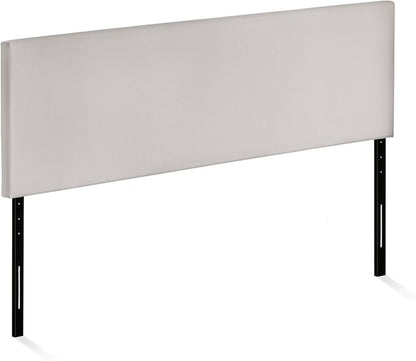 FURINNO Roanne Plain Headboard, King, Fog