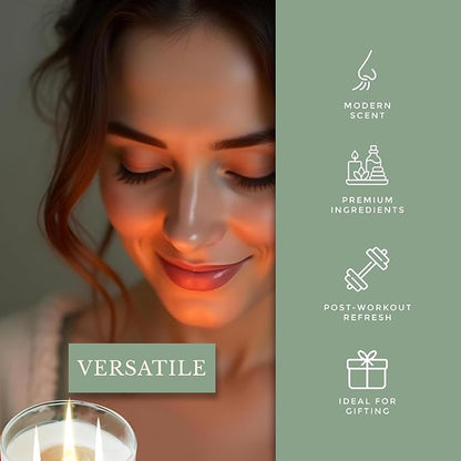 Pecksniffs Classic White Scented 3 Wick Candle | Grapefruit & Citron | Elegant Glass Vessel with Metal Lid Luxury Candles Grapefruit and Citron | 550g/19.4oz