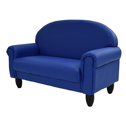 Children's Factory As We Grow Toddler Sofa, Blue, CF805-197, Flexible Seating for Daycare or Preschool, Kids Reading Couch, Playroom Furniture